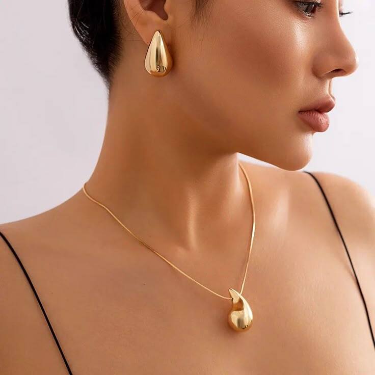 ingemark goth simple snake bone chain beans pea pendant choker necklace for women vintage beads chai